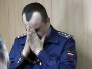 Олег Кирпа во время задержания